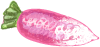 pink radish